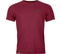 ORTOVOX 120 Cool Tec Mtn Stripe Ts M - Herren - Rot - Größe M- Modell 2026