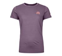 120 Cool Tec MTN Stripe Ts Womens Merinoshirt - Ortovox M Wild Berry