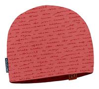 ORTOVOX 120 Tec Print Beanie Sturmhaube Unisex Erwachsene Einheitsgröße Rouge-Rot