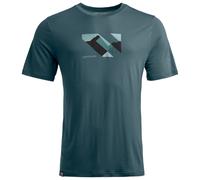 T-Shirt Ortovox 140 COOL LANDSCAPE TS M (dark arctic grey) Mann M
