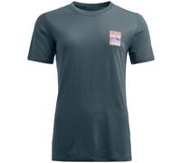 Ortovox 140 Cool Mtn Gradient Damen T-Shirts tuerkis Größe S Trekking Atmungsaktiv Merinowolle