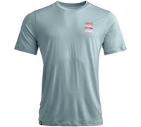 T-Shirt Ortovox 140 COOL MTN GRADIENT TS M (glacier grey) Mann S