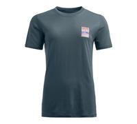 Ortovox - Women's 140 Cool Mountain Gradient T-Shirt - Merinoshirt, Gr. L, grau (DarkArcticGrey)