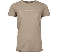 Ortovox - Women's 150 Cool Brand T-Shirt - Merinoshirt, Gr. XL, beige (DarkLinen)