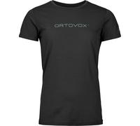 Ortovox 150 Cool Brand Damen T-Shirts schwarz Größe S Alpinklettern | Bouldern | Sportklettern Atmungsaktiv Merinowolle | Lyocell (Tencel™)
