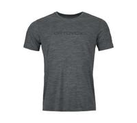 ORTOVOX 150 Cool Brand Ts M Unterhemd, Schwarze Stahlmischung, M