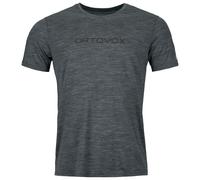 Ortovox - 150 Cool Brand T-Shirt - Merinoshirt, Gr. S, grau (BlackSteelBlend)