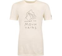 ORTOVOX 150 COOL MTN Protector TS W - Bequemes, langlebiges Merino-Shirt mit Kühleffekt für Alpintouren - beige - Damen - XL