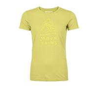 ORTOVOX 150 COOL MTN Protector TS W - Bequemes, langlebiges Merino-Shirt mit Kühleffekt für Alpintouren - GELB - Damen - XL