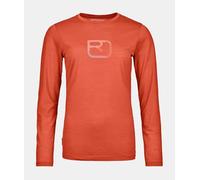 Ortovox Damen 150 Cool Mtn Silhouette Longsleeve (Größe S, rot)