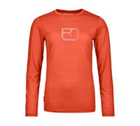 Ortovox Damen 150 Cool Mtn Silhouette Longsleeve (Größe L, rot)