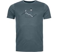 Ortovox - 150 Cool Peak Focus T-Shirt - Merinoshirt, Gr. XL, grau (DarkArcticGrey)