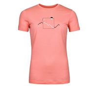 Ortovox Damen 150 Cool Peak Focus T-Shirt (Größe XS, rosa)