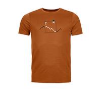 Ortovox - 150 Cool Peak Focus T-Shirt - Merinoshirt, Gr. XL, braun (BristleBrown)