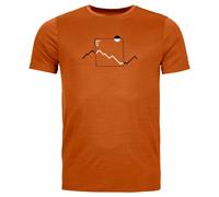 Ortovox - 150 Cool Peak Focus T-Shirt - Merinoshirt, Gr. XXL, braun (BristleBrown)