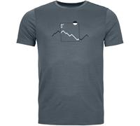 Ortovox 150 Cool Peak Focus TS - T-Shirt - Herren L Dark Grey