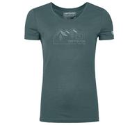Ortovox 150 Cool Vintage Badge T-Shirt Women Dark Arctic Grey (M)