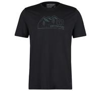 Ortovox - 150 Cool Vintage Badge T-Shirt - Merinoshirt, Gr. L, schwarz (BlackRaven)