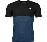 Ortovox - Atmungsaktives T-Shirt - 150 Cool Logo T-shirt M Black Raven für Herren aus Wolle - Größe XL - schwarz schwarz XL