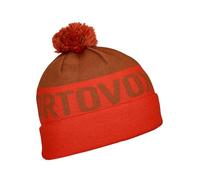 Ortovox - Bobble Knit Beanie - Mütze, Gr. 50 cm-56 cm 50-56 cm, rot (HotOrange)