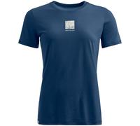 Ortovox Damen 120 Cool Tec Abstract T-Shirt (Größe XS, blau)