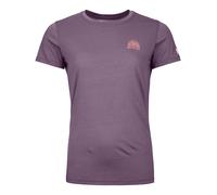 120 Cool Tec MTN Stripe Ts Womens Merinoshirt - Ortovox M Wild Berry