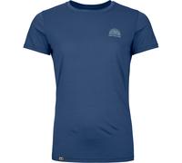Ortovox Damen 120 Cool Tec Mtn Stripe T-Shirt (Größe L, blau)