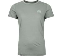 Ortovox Damen 120 Cool Tec Mtn Stripe T-Shirt (Größe L, grau)