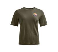 Ortovox Damen 140 Cool Round Landscape Funktions T-Shirt grün XL