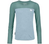 Ortovox Damen 150 Cool Logo Longsleeve (Größe XL, tuerkis)
