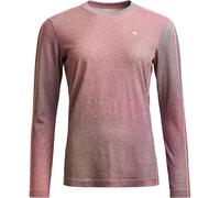 Ortovox Damen 185 Rock'n'wool Print Longsleeve (Größe M, rosa)