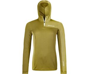 Ortovox Damen Fleece Light Grid ZN Hoodie (Größe XS, gelb)