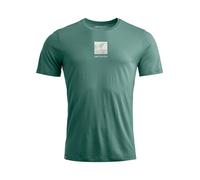 ORTOVOX Herren Shirt 120 COOL TEC ABSTRACT TS M (88036) XXL arctic grey