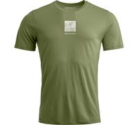 Ortovox Herren 120 Cool Tec Abstract T-Shirt (Größe XL, gruen)