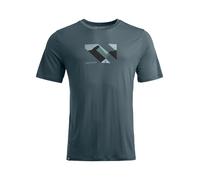ORTOVOX Herren Shirt 140 COOL LANDSCAPE TS M (88203) M dark arctic grey