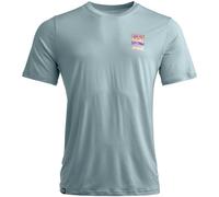 Ortovox T-Shirt 140 Cool Mountain Gradient – Merinowolle & Tencel™ – Herren Glacier Grey XL