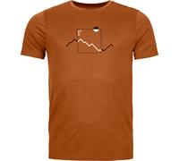 Ortovox - 150 Cool Peak Focus T-Shirt - Merinoshirt, Gr. XL, braun (BristleBrown)