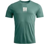 Ortovox - 120 Cool Tec Abstract T-Shirt - Merinoshirt, Gr. XL, grau (ArcticGrey)