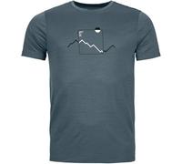 ORTOVOX Herren Shirt 150 COOL PEAK FOCUS TS M (84082) M Blau