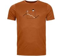 ORTOVOX Herren Shirt 150 COOL PEAK FOCUS TS M (84082) M bristle brown