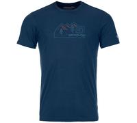 ORTOVOX Herren Shirt 150 COOL VINTAGE BADGE TS M (84078) M deep ocean