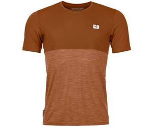 ORTOVOX Herren Unterhemd 150 COOL LOGO TS M (84062) S bristle brown 70701