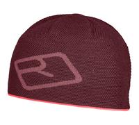 Ortovox MERINO LOGO KNIT BEANIE - Strickmütze - winetasting