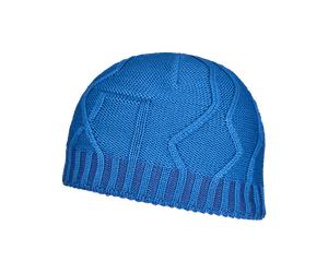 Ortovox Merino Tangram Knit Beanie Mountain-blue Größe One Size