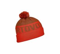 Bobble Knit Beanie Mütze Unisex hot orange