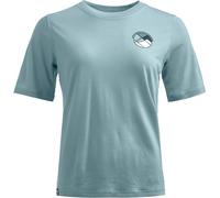 140 Cool Round Landscape T-Shirt Damen-Glacier Grey-M