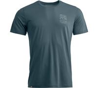 Ortovox - Technisches Wander-T-Shirt aus Merinowolle - Herren - 150 Cool Mountain Mission T-shirt M Dark Arctic Grey - 150 Cool Mountain Grau L