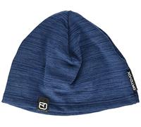 Ortovox Unisex Light Fleece Beanie Hat, Night Blue Blend, Einheitsgröße EU