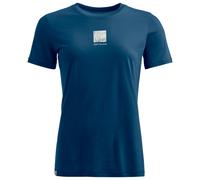 Ortovox - Women's 120 Cool Tec Abstract T-Shirt - Merinoshirt, Gr. L, blau (DeepOcean)