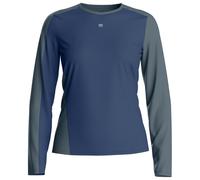 Ortovox - Women's 120 Cool Tec Fast Upward L/S - Merinoshirt, Gr. S, blau (BlueNunatak)